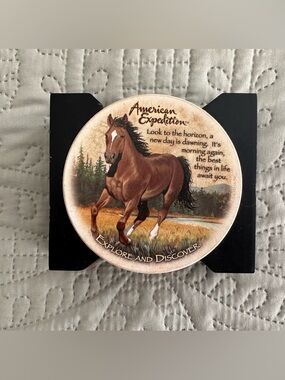 American Expedition Horse Coaster - set of 4